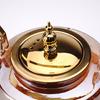 Tetera de vidrio de borosilicato al por mayor transfronteriza con forro interior de acero inoxidable engrosado resistente al calor, mango de cobre, tetera tipo olla con asa de viga, tapa para té