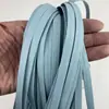 Ribete de Cuero Sintético con Tiras de Fileteado, Tiras Plegadas Prensadas para Accesorios de Ropa, Textiles del Hogar, Disfraces Tradicionales, Tiras Delgadas de Cuero Decorativas