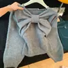 Conjunto de Punto Rojo de Dos Piezas para Mujer Otoño e Invierno 2025 Jersey Corto de Punto Asimétrico Hombro Descubierto con Top Interior de Alta Gama