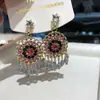 Brincos Étnicos Estilo Deusa Grega para Mulheres, Estilo Exótico, Novo Estilo Chinês, Sensação de Luxo, Brincos para Qipao e Hanfu para Mulheres