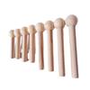 Ganchos de Palo de Madera del Fabricante, Palos de Madera, Cerillos, Accesorios para Tablero Perforado, Cerillos, Perchero de Bola de Madera y Palo de Madera