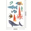Pegatinas de Tatuajes de Dibujos Animados Ecológicas para Niños, Animales, Flores y Dibujos Pequeños, Pegatinas Coloridas Temporales Fáciles de Lavar Disponibles en Stock