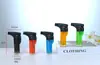 Oferta especial variedade de isqueiro pistola de pulverização pequena tocha de solda vento reto à prova de fogo moxabustão trava fogo casa plástico transparente atacado