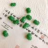 [Lianyou Ping An] Jade Imitación Loto Loto Loto Vidrio hecho a mano DIY Pasador Tocado Colgante Accesorios