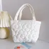Bolso Coreano Dulce y Sencillo Bolso de Compras de Empalme de Nicho Gran Capacidad Bolso de Mano Portátil Bolso Tote para Mujer