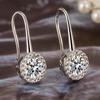 Novos brincos de prata esterlina S925 brincos de gancho de orelha da moda brincos femininos brincos de círculo clássicos funcionam brincos simples personalizados atacado