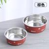 Nuevo tazón para perro de succión gruesa de doble capa antideslizante tazón para mascotas estilo nórdico tazón para perro de acero inoxidable tazón para gato transfronterizo venta al por mayor