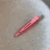 Pinza para el pelo básica estilo coreano para flequillo lateral, nueva pinza de pico de pato en color dopamina, versión estrecha francesa, pinza para el pelo sin marcas para fijar el maquillaje