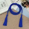 Cadena de Cintura de Cuerda Decorativa Finamente Trenzada Estilo Étnico Mori Girl para Mujer Cinturón de Algodón y Seda Trenzado Cinturón de Dropshipping