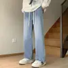 Jeans Sueltos para Hombre Primavera y Otoño 2026 Nuevos de Moda Casual Pantalones Largos High Street Jeans de Pierna Recta para Hombre