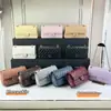 Bolso de Cadena Acolchado Cf25 Estilo Canal de Suministro Transfronterizo Europeo y Americano para Mujer, Bolso Clásico de Hombro Cruzado de Piel de Cordero a la Moda