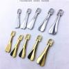 Colchão de sofá personalizado móveis puxar metal nylon cabeça de zíper liga de zinco alumínio cobre logotipo da marca cabeça de zíper