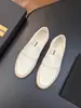 Sapatos Masculinos Slip-on de Couro Genuíno Transfronteiriços ZNA Sapatos Planos Preguiçosos Versátil para o Trabalho Tendência Sapatos Masculinos de Couro Genuíno