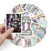 50 Pegatinas de Dibujos Animados de Graffiti Divertidas y Graciosas, Pegatinas Impermeables Creativas para Laptop, Patineta, Guitarra, Mosca Muerta