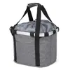 Cesta de bicicleta plegable Cesta de bicicleta Cesta de bicicleta Aleación de aluminio Bolsa delantera de coche Accesorios de bicicleta de montaña Bolsa de coche plegable