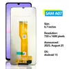 Adequado para Samsung Sam A07 A075 Montagem de Tela LCD, Tela de Celular, Tela Interna e Externa, LCD, Conjunto Completo