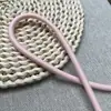 Corda trançada personalizada de 8mm 150cm corda única 97 cores em estoque Corda de poliéster para DIY feita à mão Cordão anti-perda resistente ao desgaste