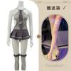 Fragancia para escuchar de noche lencería sexy sexy dulce traje de chica cool uniforme de estudiante medias tentación vestido de una pieza de malla