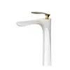 Grifo de Lavabo Metálico de Comercio Exterior Transfronterizo, Grifo de Agujero Único para Agua Caliente y Fría en Baño, Grifo para Encimera de Tocador de Baño