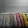 Mink Sintético 1200g Super Macio Grande Coelho de Pelúcia Grande Fundo de Pelo Trançado Super Macio Cabelo Longo Pelo de Coelho Grande Tecido de Fio