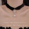 Cultura asiática retro gótico colar y2g personalidade design outono e inverno choker clavícula cadeia multi-camada colar para as mulheres