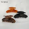 WJia pinza para el pelo vintage de acetato accesorios para el pelo pinza de tiburón grande pasador de alta calidad placa trasera para el pelo pinza para el pelo pinza de pelo con temperamento