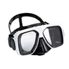 Máscara de Snorkel de Vidrio Templado para Adultos Gafas de Buceo Material de Silicona Buceo Libre Impermeable Máscara Facial PVC Marco Grande