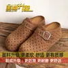 Pessoa Preguiçosa Um Passo Calce Fácil Turbante Meia Sapatilha Uso Externo 2026 Outono Novo Estilo Solado Grosso Aumenta Altura Sapatos de Bolinha Birkenstock Sapatos Femininos