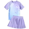 Trajes de Baño para Niñas 2026, Traje de Baño Profesional de Dos Piezas para Entrenamiento de Niñas, Adecuado para Niños Mayores y Adolescentes