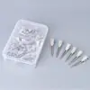 Clip localizador maquillista corte de cabello peinado flequillo clip partición mano empuje onda cabello fijo esponjoso pico de pato clip para cabello
