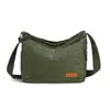 Nova bolsa de ombro de veludo cotelê, simples e versátil, com estilo retrô e descontraído, grande capacidade, adequada para estudantes, e em estilo japonês