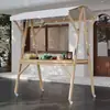 Barraca de Mercado Suporte de Exibição Barraca de Mercado Noturno Prateleira Carrinho de Flores Suporte de Exibição Promocional Carrinho de Barraca de Rua Móvel Dobrável