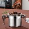 Frasco Sellado para Granos de Café Acero Inoxidable 304 Válvula de Escape Almacenamiento Sellado Frasco para Té Frasco para Píldoras de Frutas Secas Mini Botella para Medicamentos