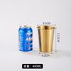 Vaso de Cerveza de Acero Inoxidable 304 Vaso de Una Capa Vaso para Enjuague Bucal Vaso Práctico Vaso para Jugo de Restaurante de Celebridad de Internet Vaso para Bebidas Vaso para Bebidas Frías