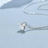 Collar de Mickey de Plata de Ley 925 Diseño de Personalidad para Mujer Cadena para Clavícula de Mickey de Dibujos Animados Estilo Ins de Moda Joyería de Plata Elegante