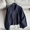 2026 Lino Otoño Holgado Juvenil Chaqueta Cárdigan Adelgazante Lino Abrigo Corto Venta al por Mayor H15FW26969