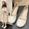 Sapatos de Fada, Sapatilhas Delicadas para Mulheres, Estilo Verão 2025 Novas Sapatilhas com Saias, Sapatos de Noite, Sapatos Beanies de Uma Perna