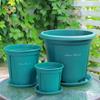 Vaso de galão verde de controle de raiz Green Hill engrossado raiz não podre Vaso de galão rosa verde rosa vaso de flores carnudo plantando vaso