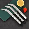 Cuchillo para Fruta de Acero Inoxidable, Cuchillo para Piña, Cuchillo para Plátano, Pelador, Rebanador de Fruta, Suministro al por Mayor para Tiendas de 2 Yuan