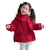 Suéter Infantil 2025 Invierno Nuevo Estilo Niñas Engrosado Rojo Festivo Atuendo de Año Nuevo Suéter de Punto Moderno