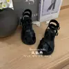 Sandálias de Moda Vazadas de Verão para Meninas 2026, Botas Romanas para Meninas, Sapatos Versáteis de Princesa para Crianças, Sandálias de Praia com Solado Macio