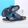 Nuevas zapatillas de corcho casuales de verano para hombre y mujer, zapatos casuales para exteriores, zapatillas de plataforma para playa, zapatillas casuales de moda