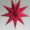 Linterna de Papel Plegable 3D de Estrella de Nueve Puntas Linterna Decoraciones Navideñas Colgante Atrezzo para Decoración de Lugares Festivos en stock