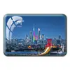 Imán de Refrigerador de Vidrio de Cristal para Souvenir Turístico de Guangdong Torre de Cantón Cintura Pequeña Zhuhai Chimelong Shenzhen Set