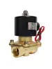 Válvula Solenoide Normalmente Cerrada Bobina Válvula de Agua Válvula de Gas AC220V24V Válvula Electrónica Interruptor de Control de 4 Puntos 12V Rosca