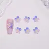 Artículo Popular Transfronterizo: Decoraciones para Uñas Flor de Cerezo de Cinco Pétalos Hielo Transparente, Pequeños Accesorios de Resina, Aretes DIY, Pinzas para el Cabello, Accesorios para Uñas Portátiles