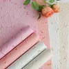Papel de Pétalo Rasgado a Mano Engrosado Estampado Ramo de Flores Estéreo Papel de Envoltura Papel de Envoltura Floral DIY Papel de Arte