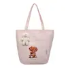 Nueva Bolsa de Compras para Niñas Estilo Transfronterizo con Estampado de Dibujos Animados Japoneses y Coreanos Bolso de Mano Versátil Bolso Tote de Hombro para el Trabajo