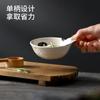 FaSoLa Tazón con asa estilo japonés tazón pequeño cerámica pintado a mano color bajo vidriado tazón de postre tazón de ensalada de frutas con menú tazón individual
