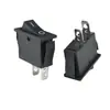 Interruptor de Barco Kcd3 Certificado Ul/Etl Tapa Roja 3 Pines 2 Velocidades Olla Eléctrica Blanca Interruptor Basculante Eléctrico Punto Plateado 16A